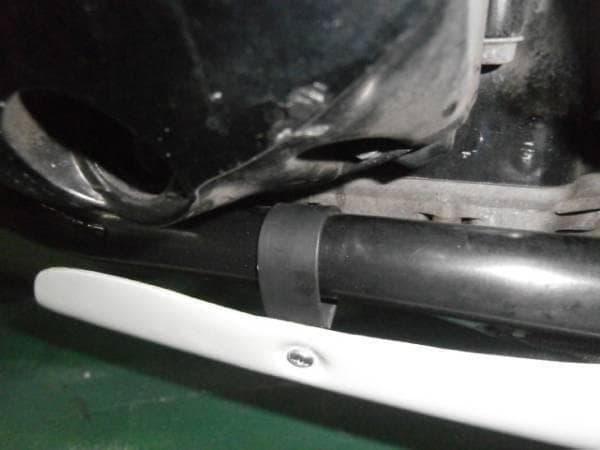 アンダーカウル　ステー付　大型黒ダクト/ CB400SFブラック