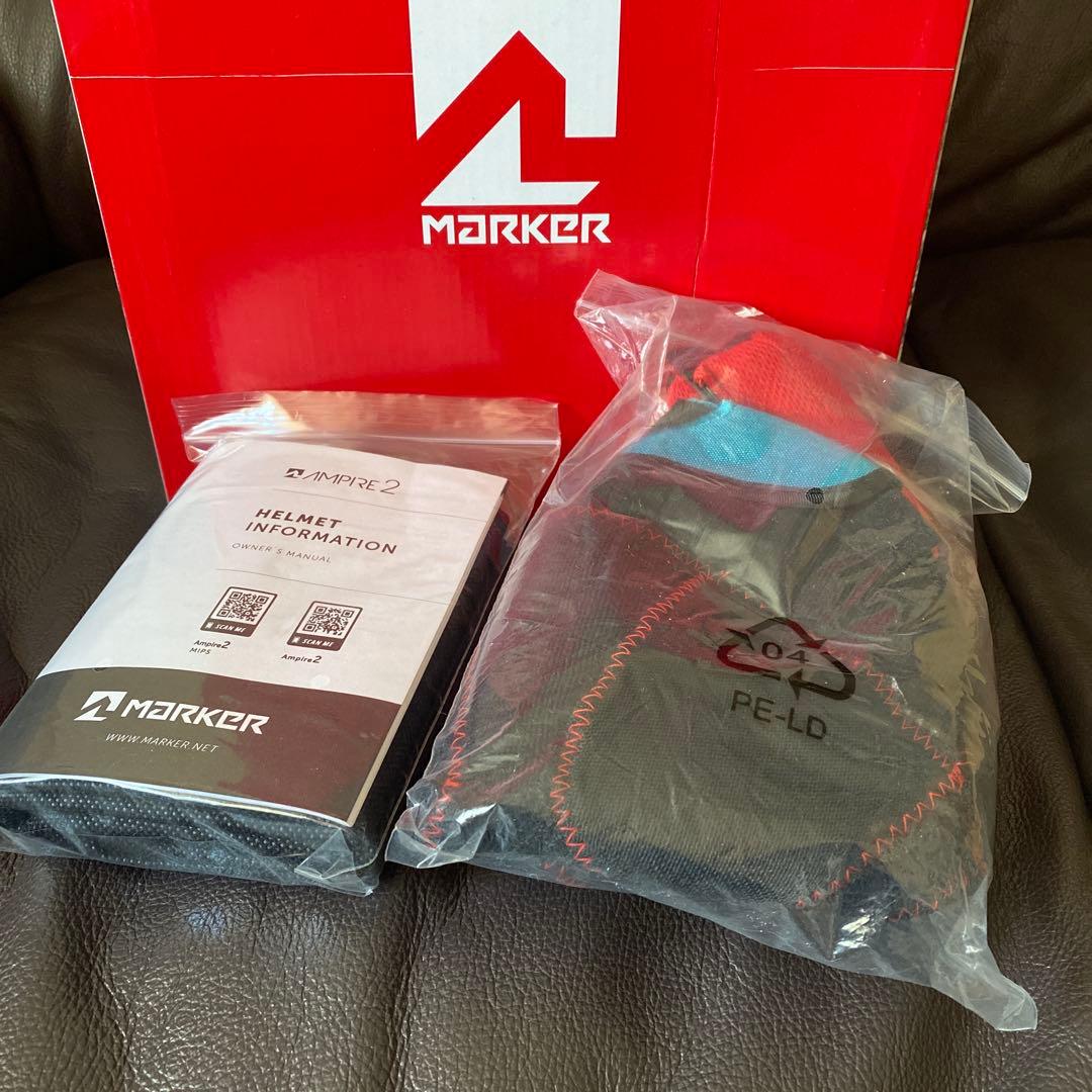 Marker ヘルメット S 51-55cm スキー スノボ　スノーボード