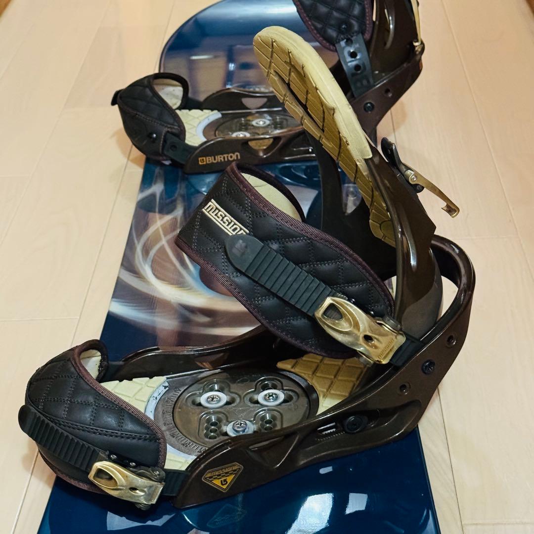 バートン155cmスノーボード ビンディングバインディング付き