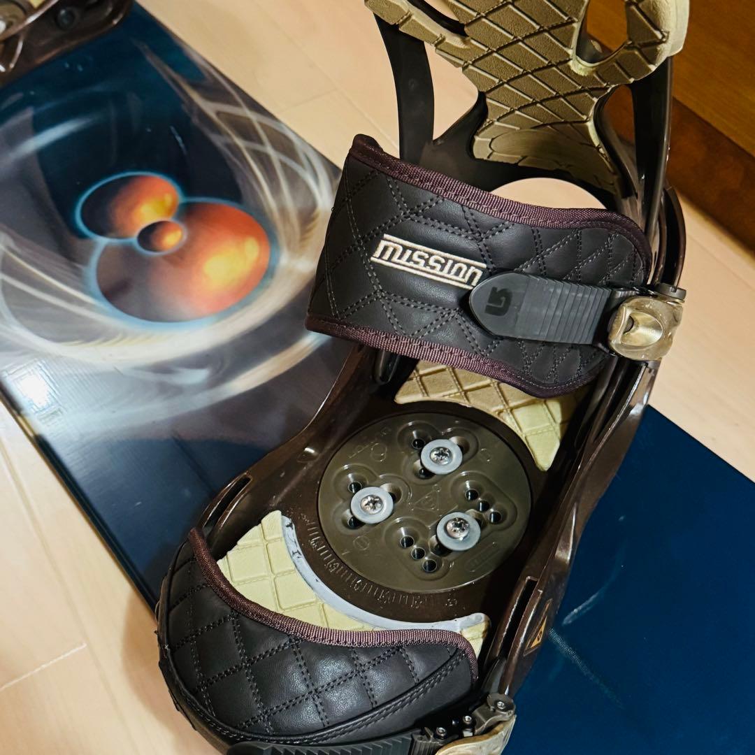 バートン155cmスノーボード ビンディングバインディング付き