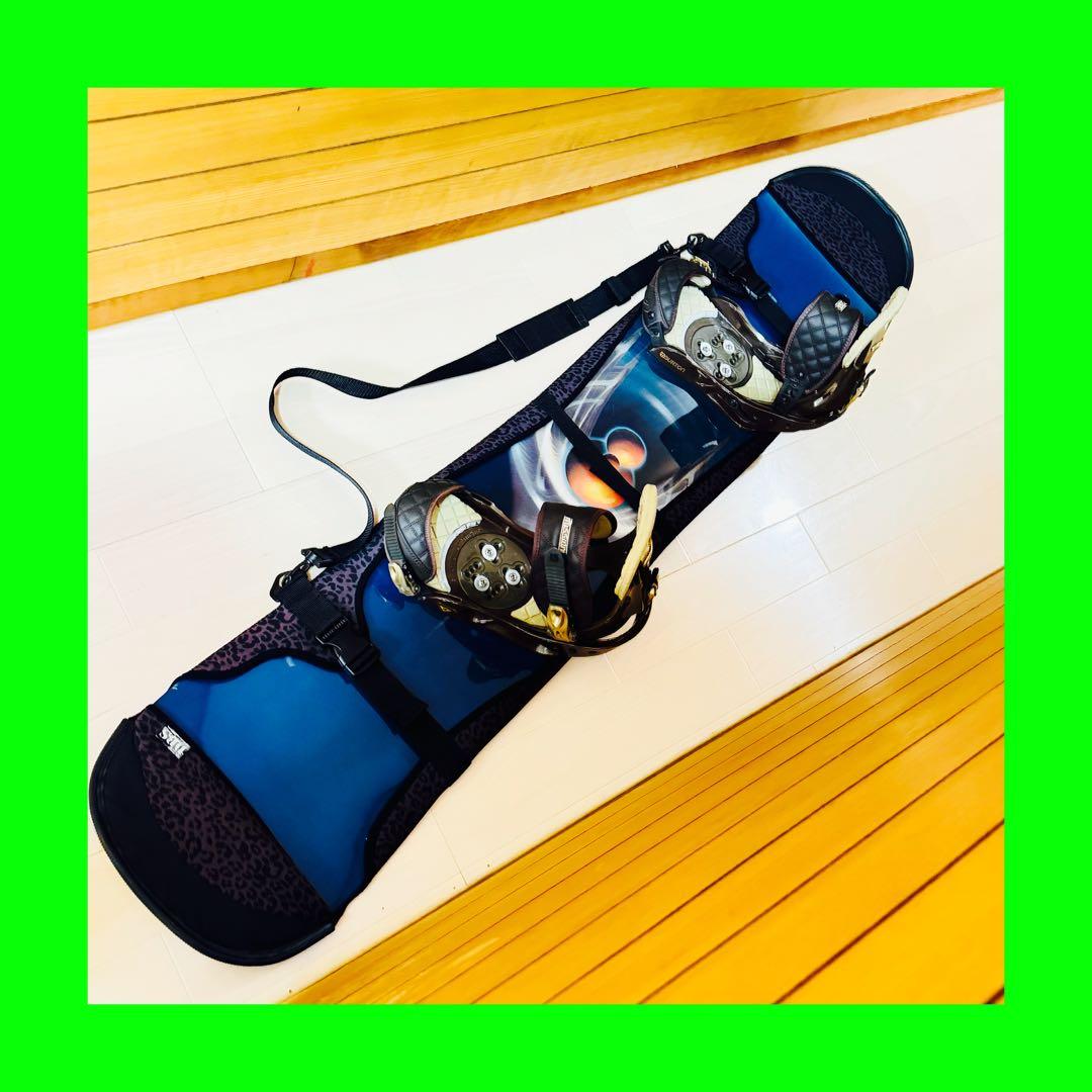 バートン155cmスノーボード ビンディングバインディング付き