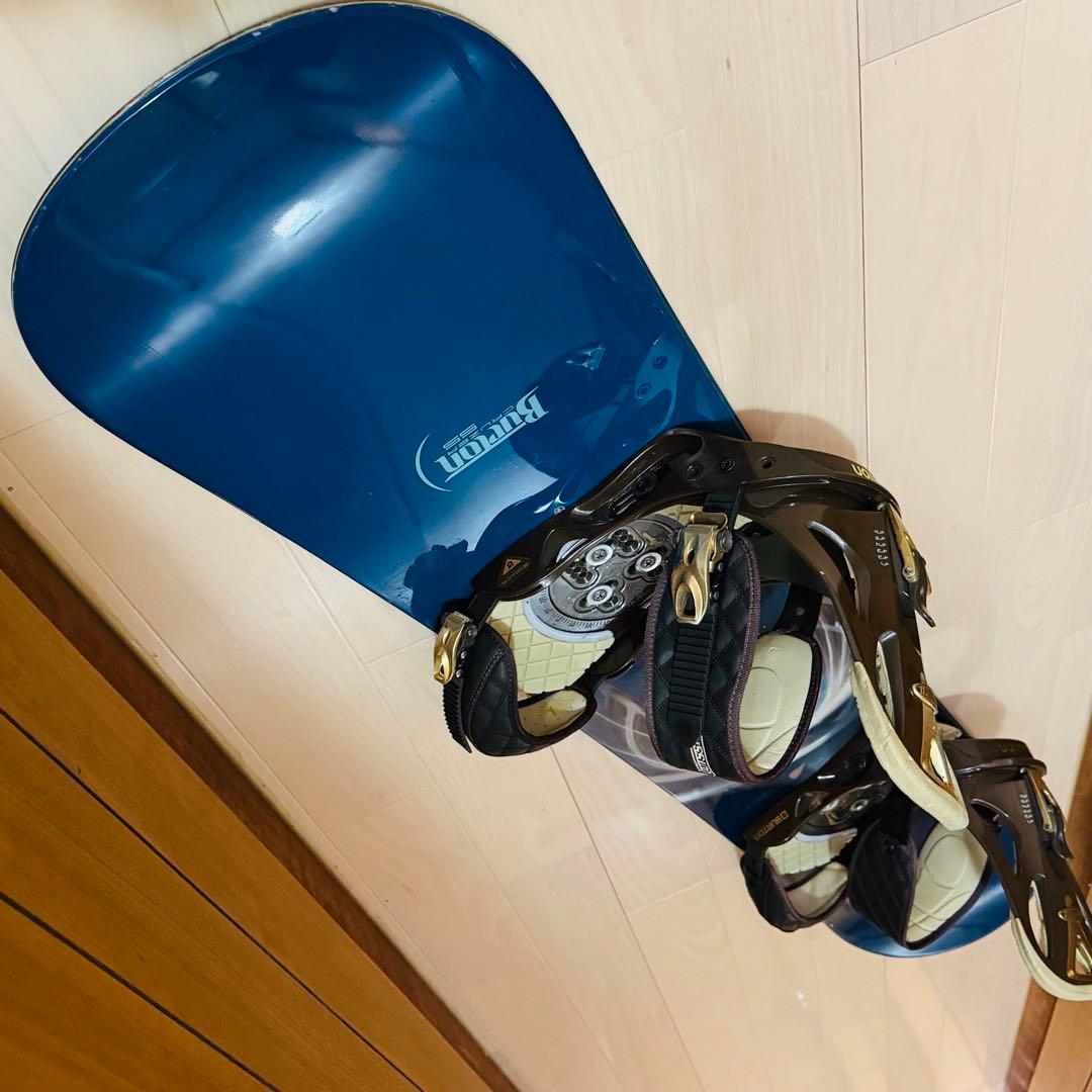 バートン155cmスノーボード ビンディングバインディング付き