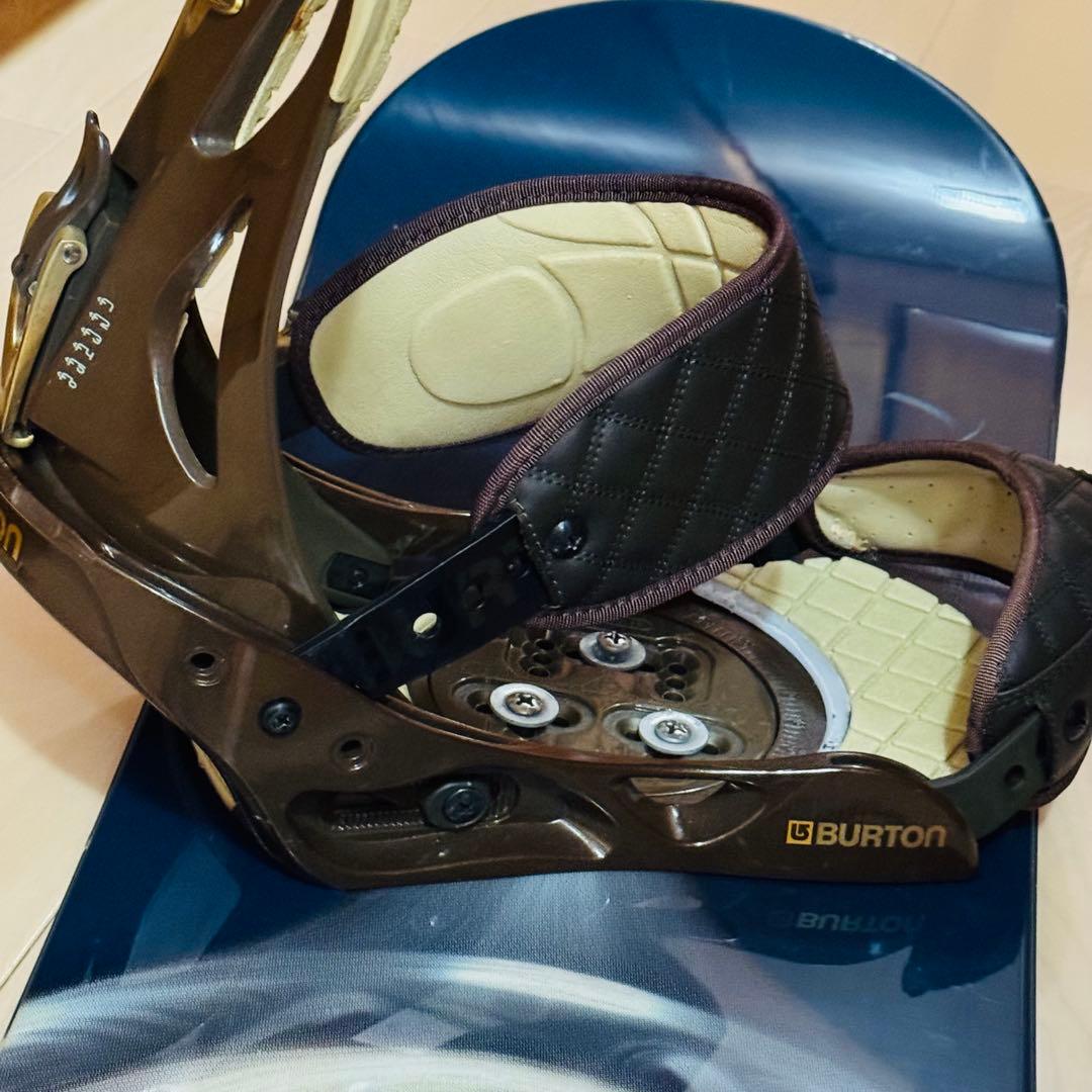 バートン155cmスノーボード ビンディングバインディング付き