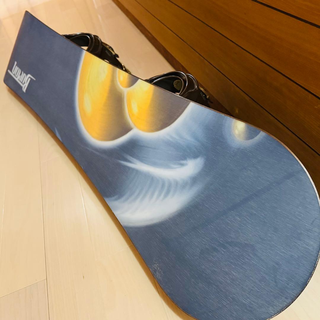 バートン155cmスノーボード ビンディングバインディング付き