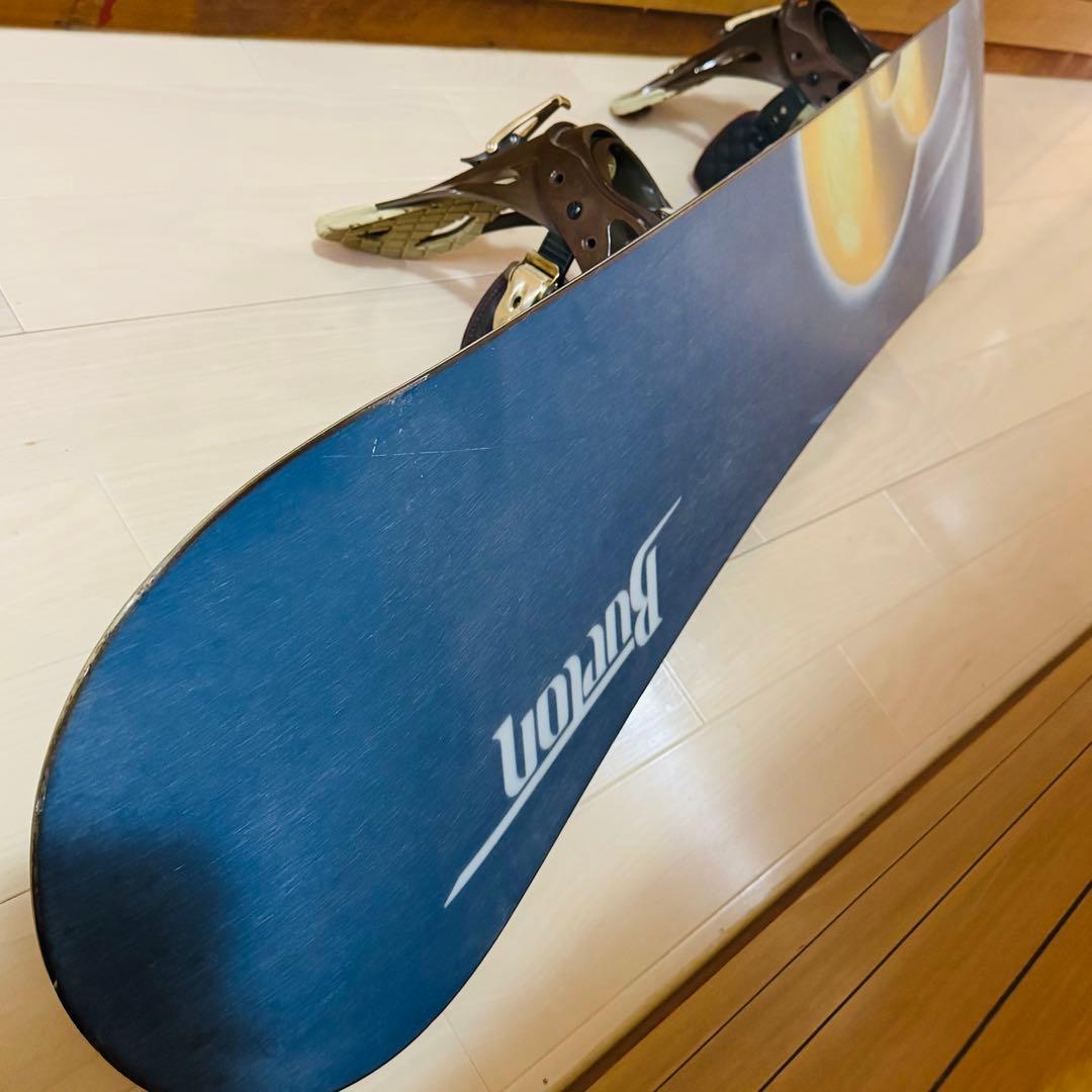 バートン155cmスノーボード ビンディングバインディング付き