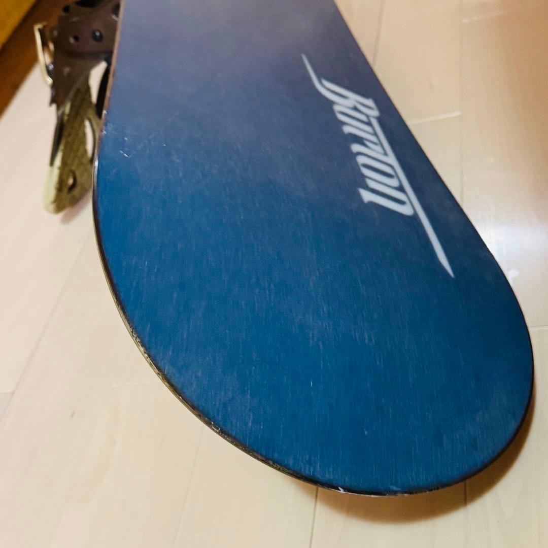 バートン155cmスノーボード ビンディングバインディング付き