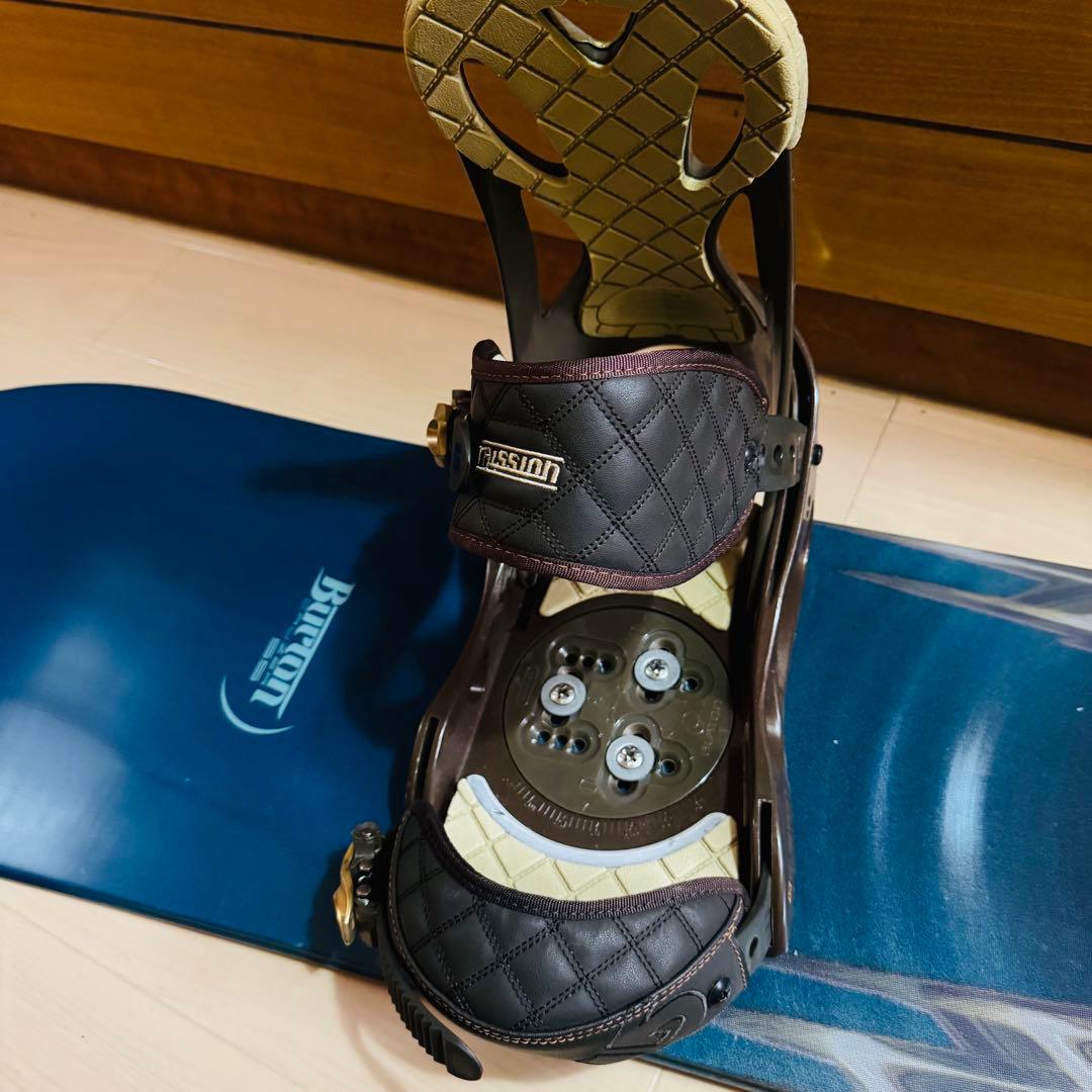 バートン155cmスノーボード ビンディングバインディング付き