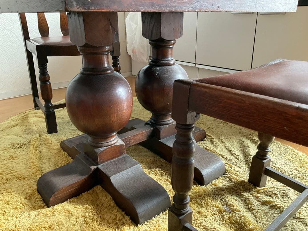 アンティークテーブルセット