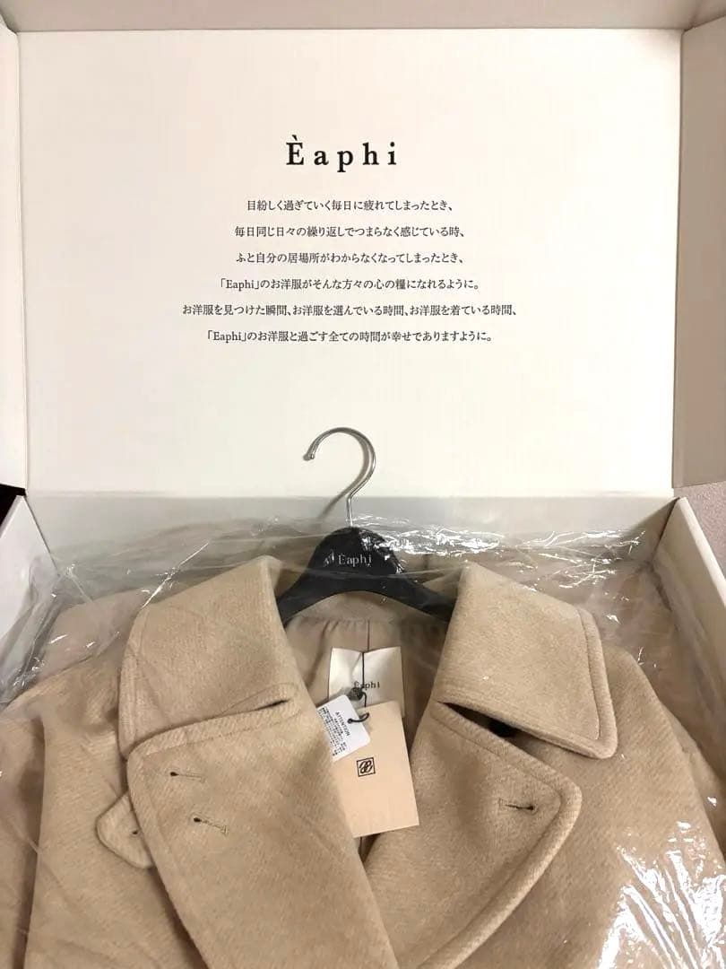 最終お値下げ　新品 Eaphi MULTI COLLAR LONG COAT