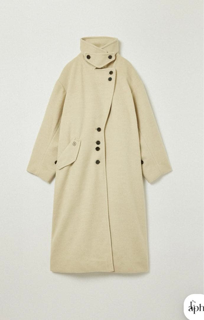 最終お値下げ　新品 Eaphi MULTI COLLAR LONG COAT