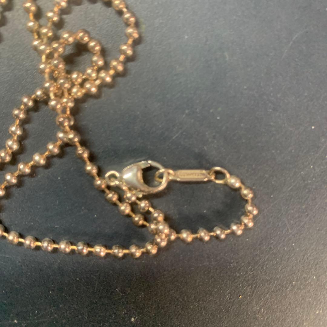 Tiffanyティファニー　プレート型ロゴペンダント　シルバー925