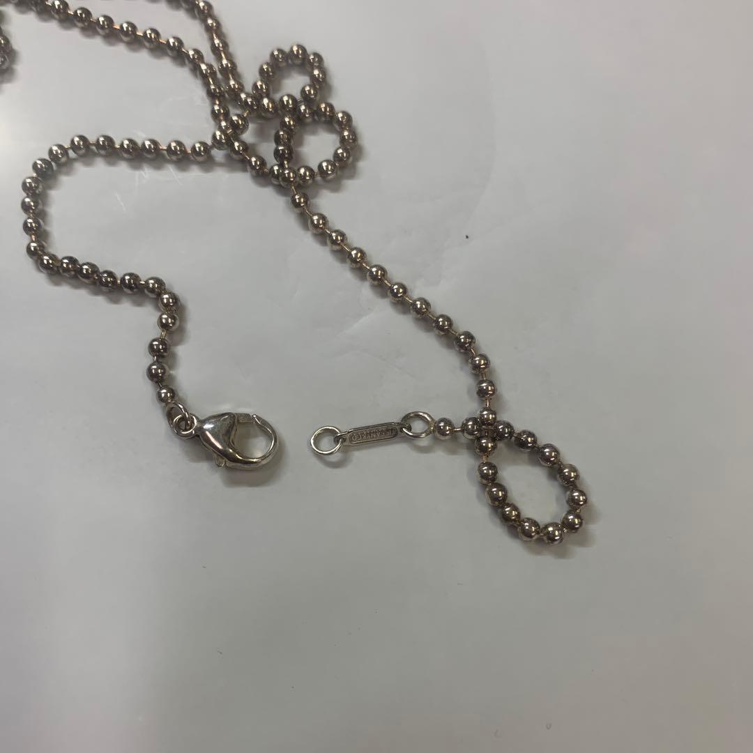 Tiffanyティファニー　プレート型ロゴペンダント　シルバー925