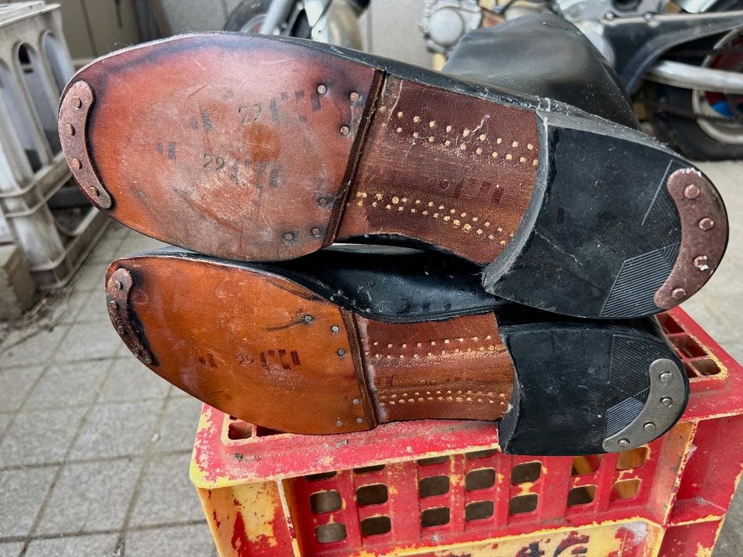 NVA 東ドイツ軍将校用 ビンテージ ロングブーツ　WW2ドイツ軍・日本軍代用に