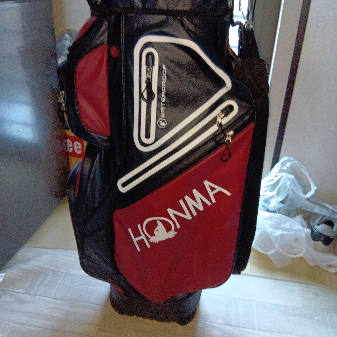 HONMA ゴルフバッグ 防水 黒赤　euモデル　14分割