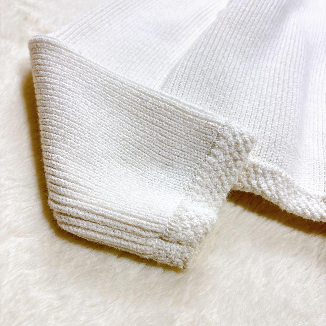 SEVEN TEN セブンテン ニット ジャケット 鹿の子 エンブレムボタン