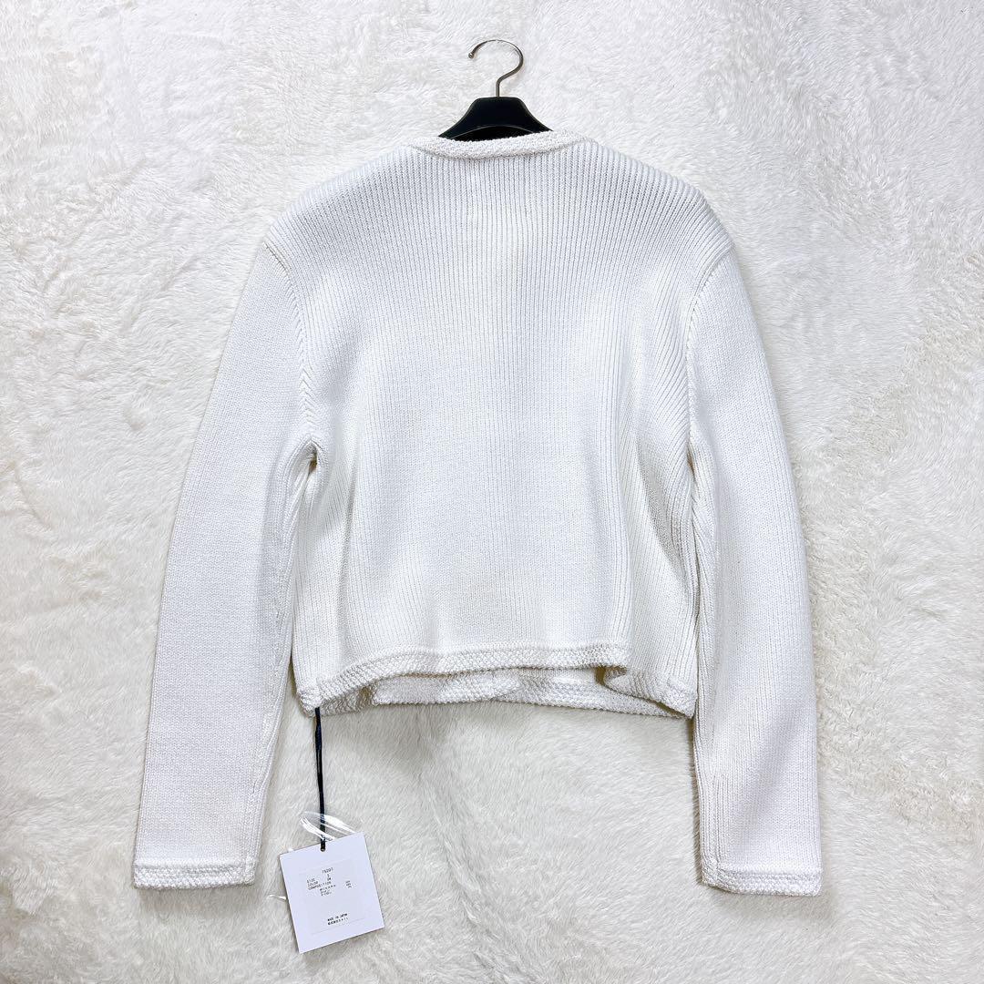 SEVEN TEN セブンテン ニット ジャケット 鹿の子 エンブレムボタン