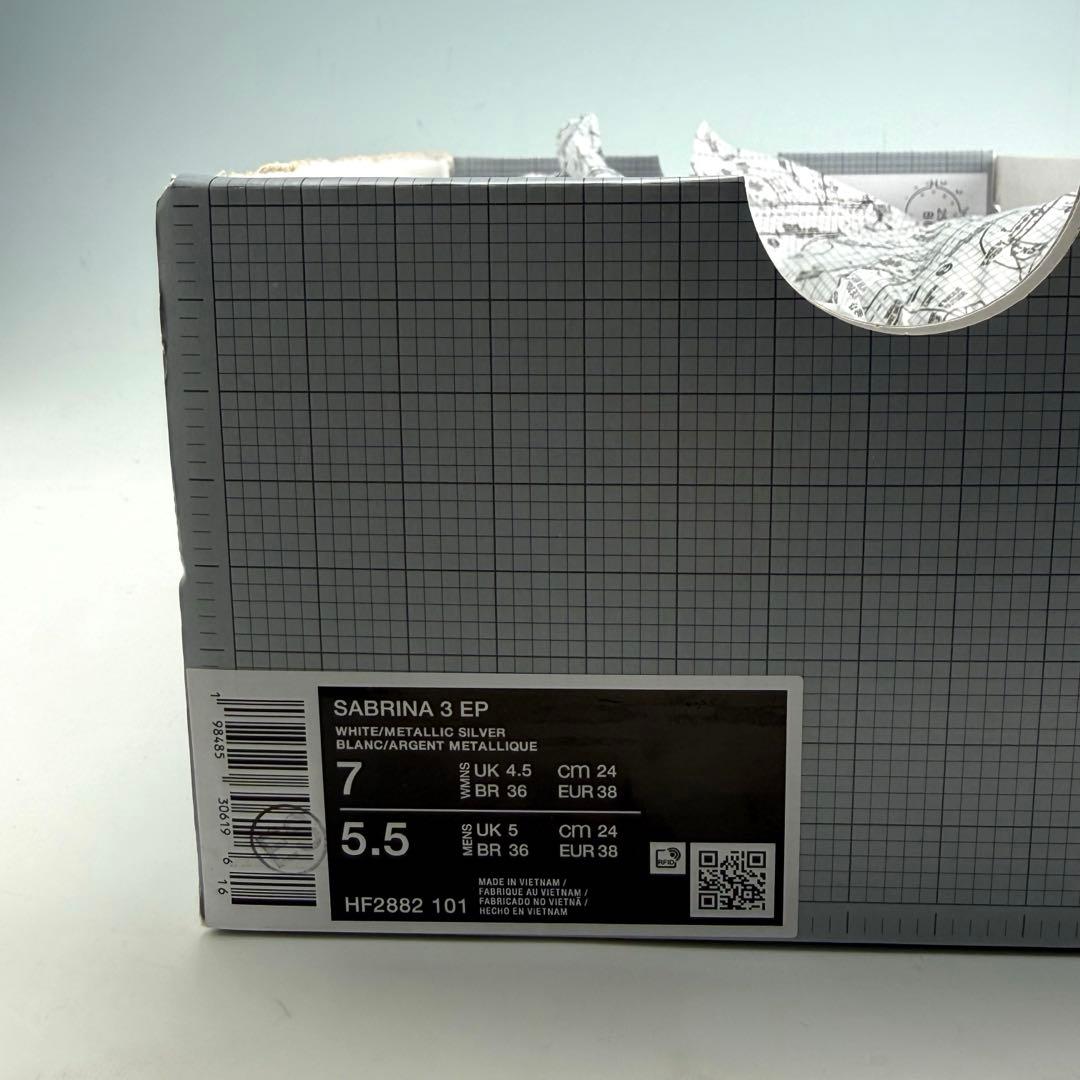 24cm ナイキ ウィメンズ サブリナ3 \"ホワイト/ミントフォーム\" 水色