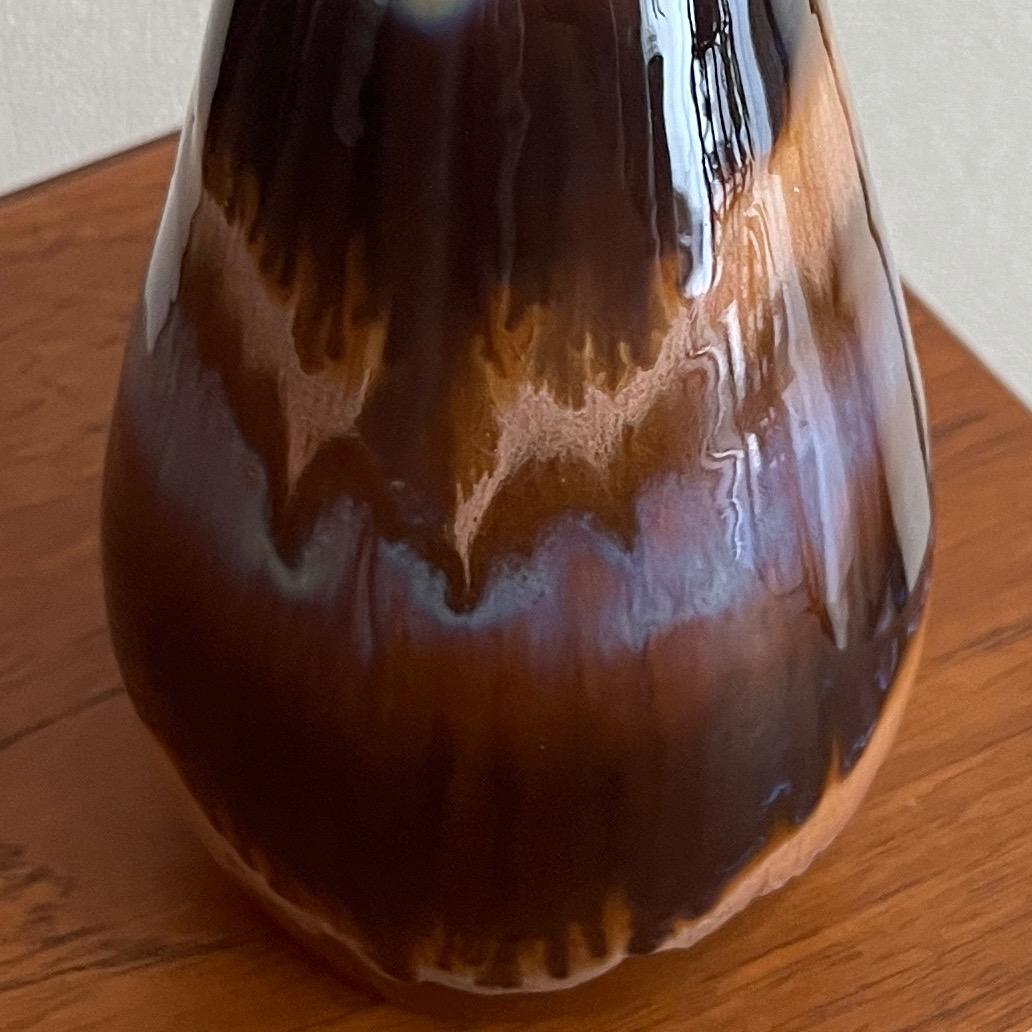 60年代　ドイツ陶器　花瓶　フラワーベース　ラバ　ミッドセンチュリー　北欧