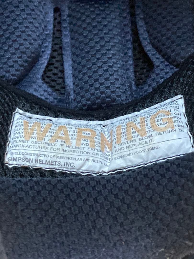 SIMPSON BANDIT Pro ブラック フルフェイスヘルメットLサイズ