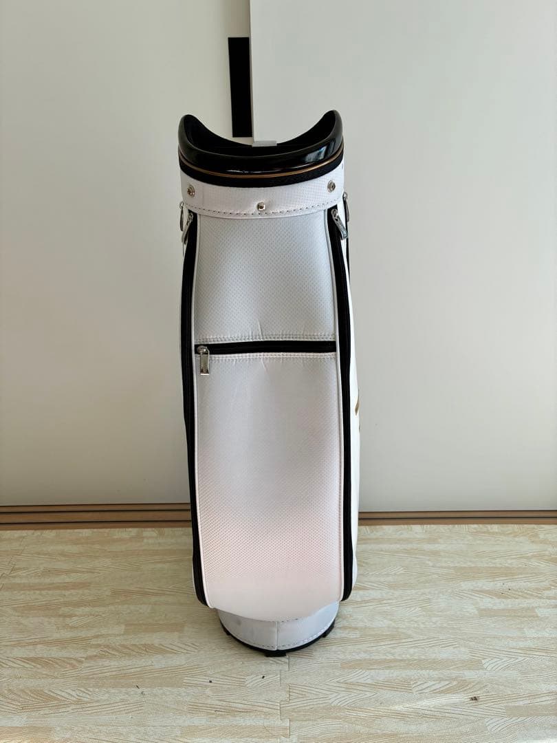 HONMA ゴルフキャディバッグ 9インチ ホワイト/ゴールド