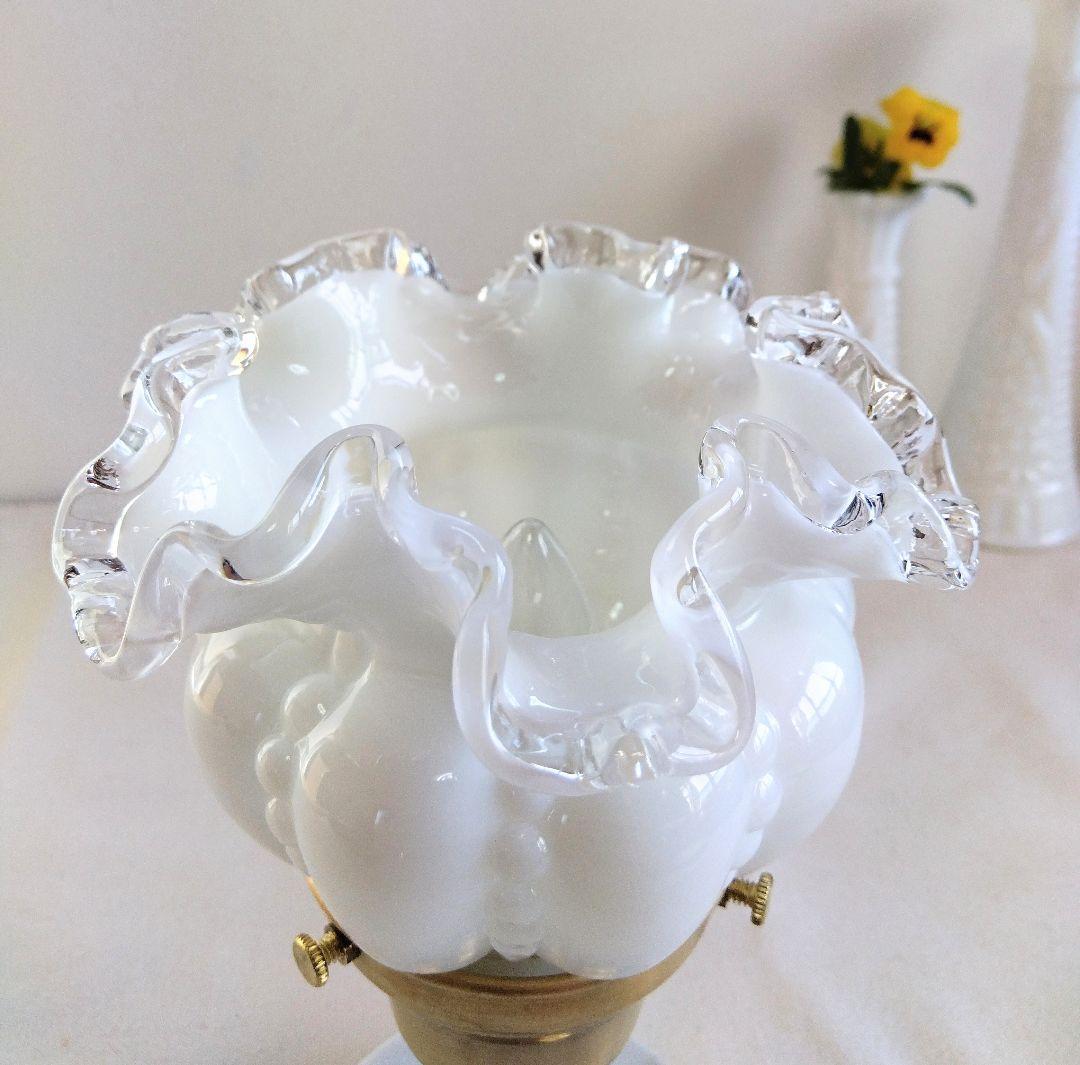 フェントン☆シルバークレスト ラッフルシェードランプ