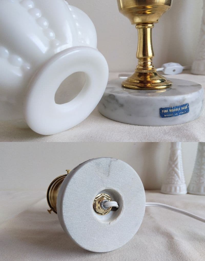 フェントン☆シルバークレスト ラッフルシェードランプ