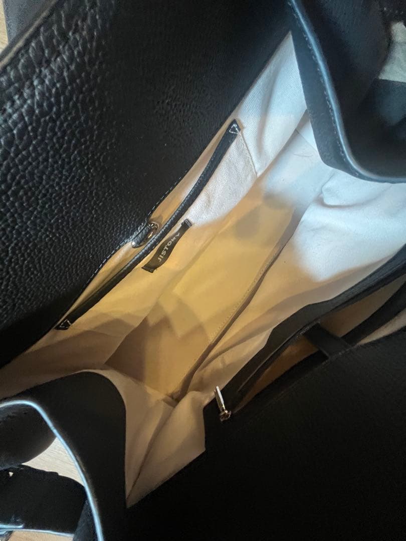 JISTORY ジストリー ブラックレザーバッグ