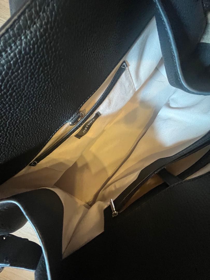 JISTORY ジストリー ブラックレザーバッグ