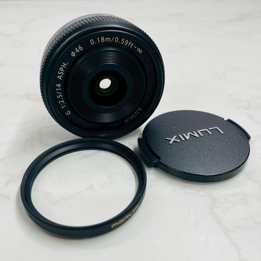LUMIX G 14mm F2.5 ASPH. H-H014 動作良好