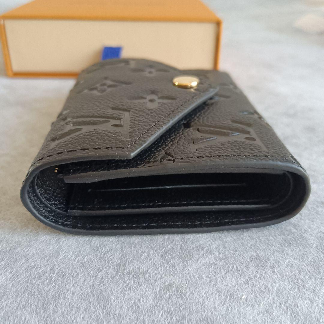 ポルトフォイユ・ヴィクトリーヌ M64060(黒 三つ折り財布)