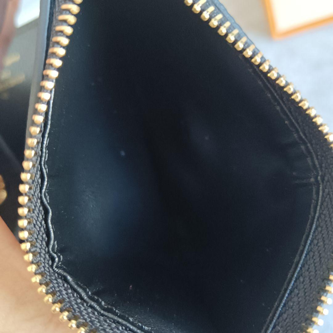 ポルトフォイユ・ヴィクトリーヌ M64060(黒 三つ折り財布)