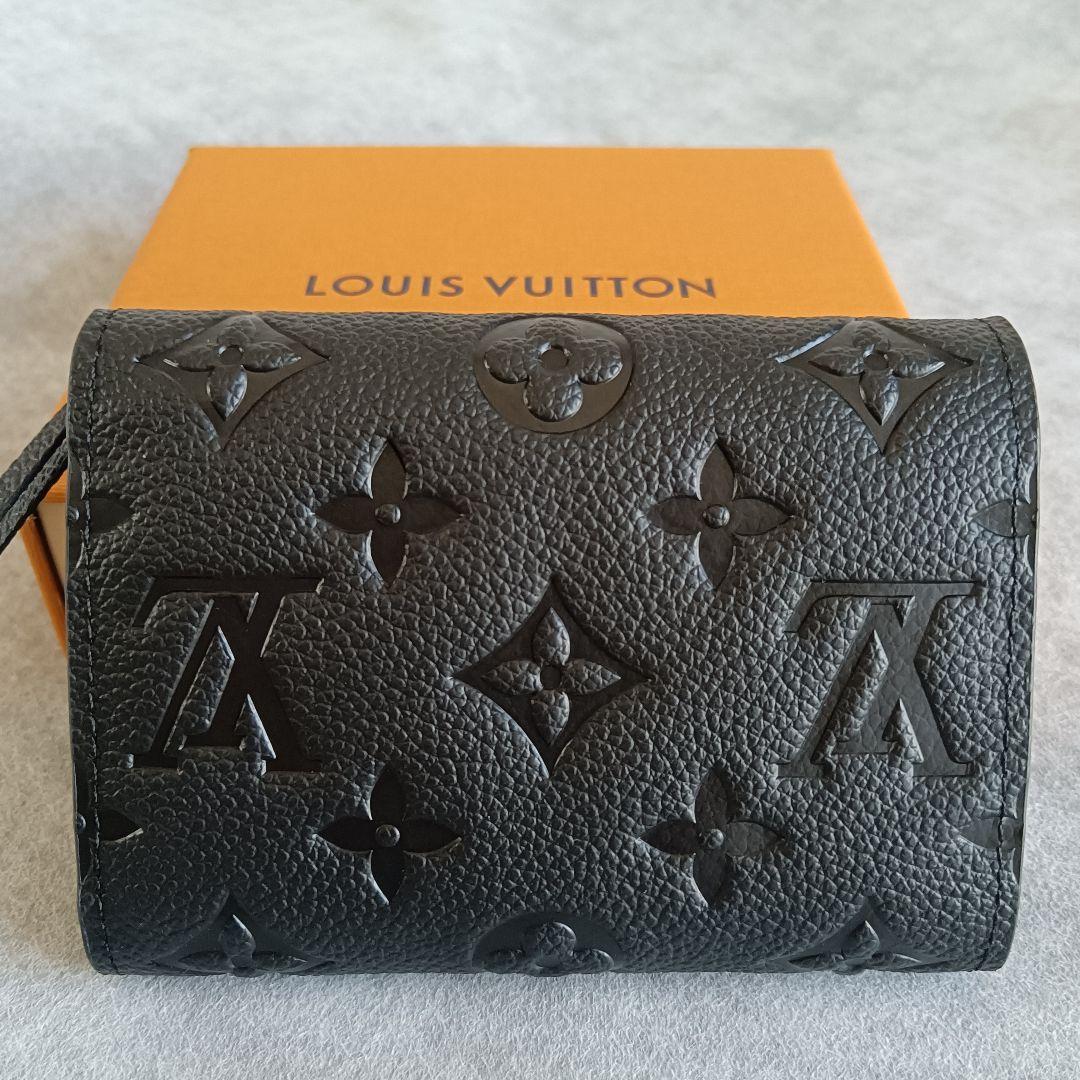 ポルトフォイユ・ヴィクトリーヌ M64060(黒 三つ折り財布)