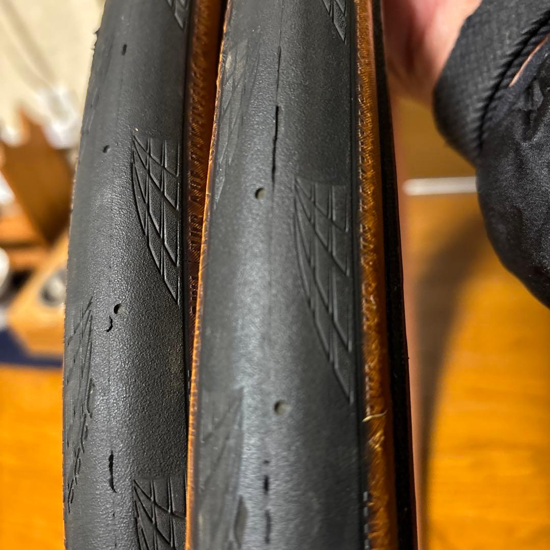 コンチネンタル　グランプリ5000 トランスペアレント茶色