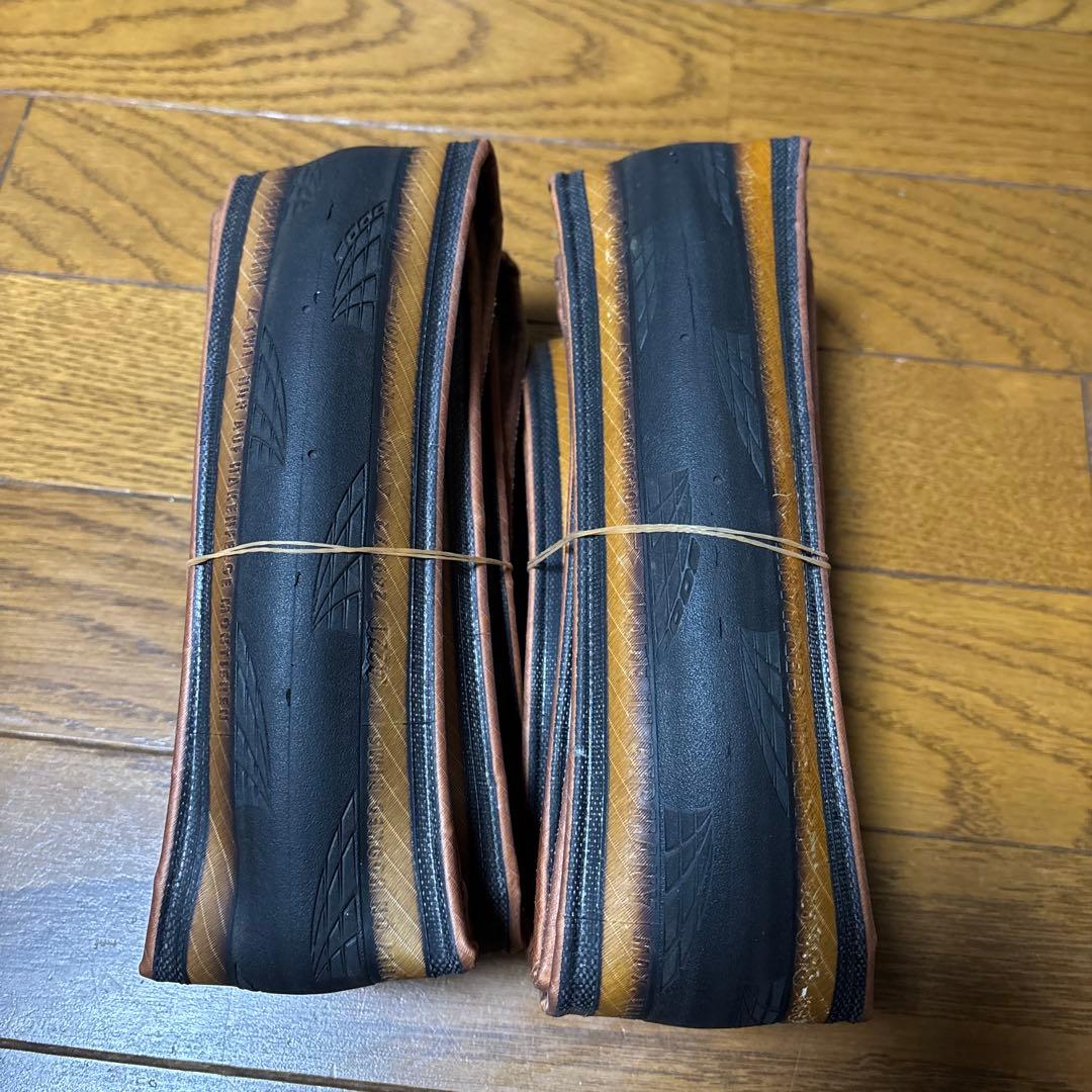 コンチネンタル　グランプリ5000 トランスペアレント茶色