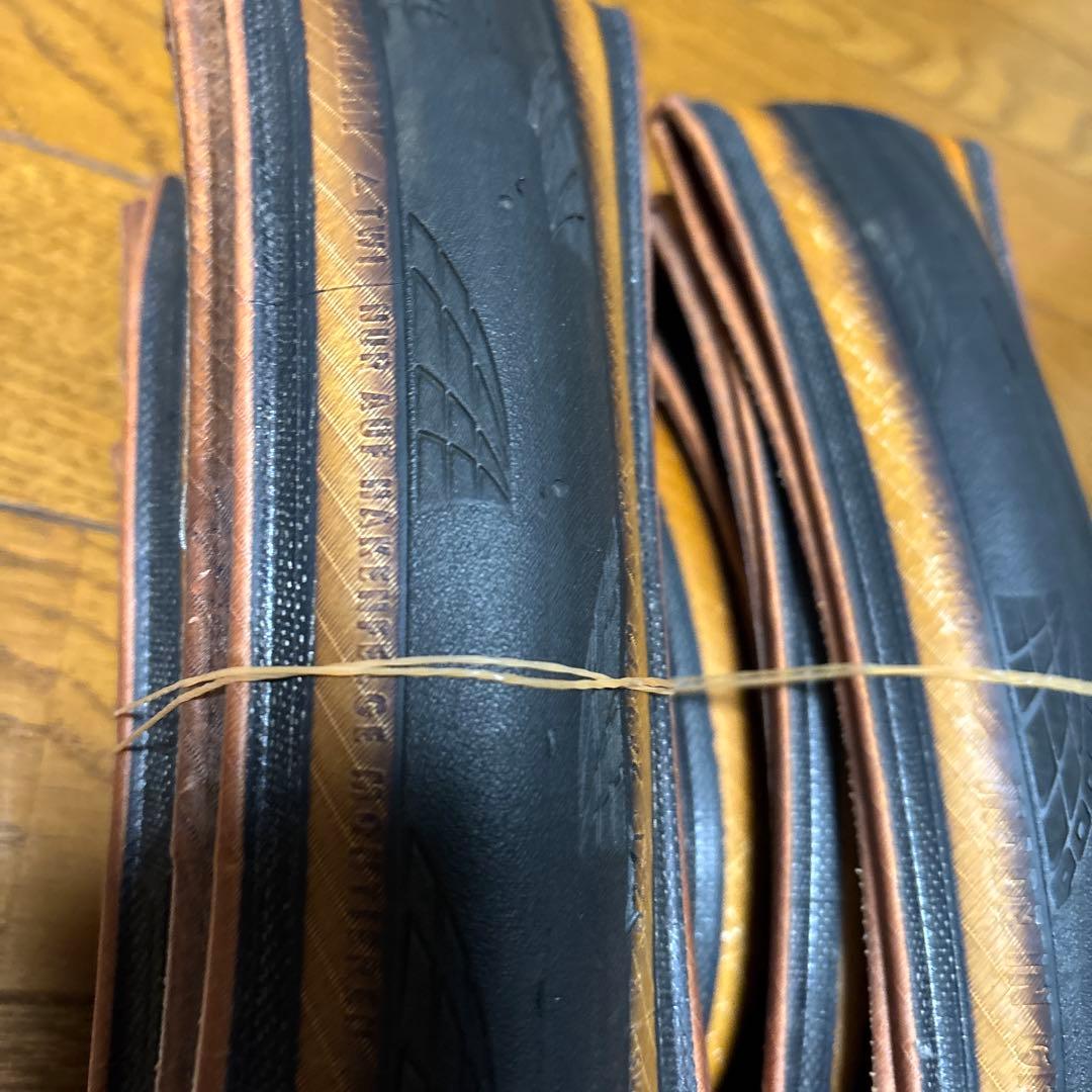 コンチネンタル　グランプリ5000 トランスペアレント茶色