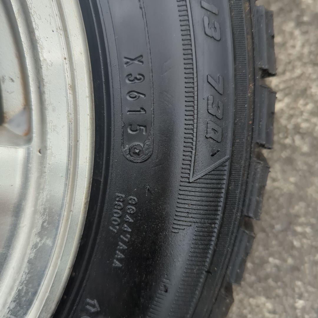 ホイールセット 13インチ ホイール（スタッドレスタイヤ付属）