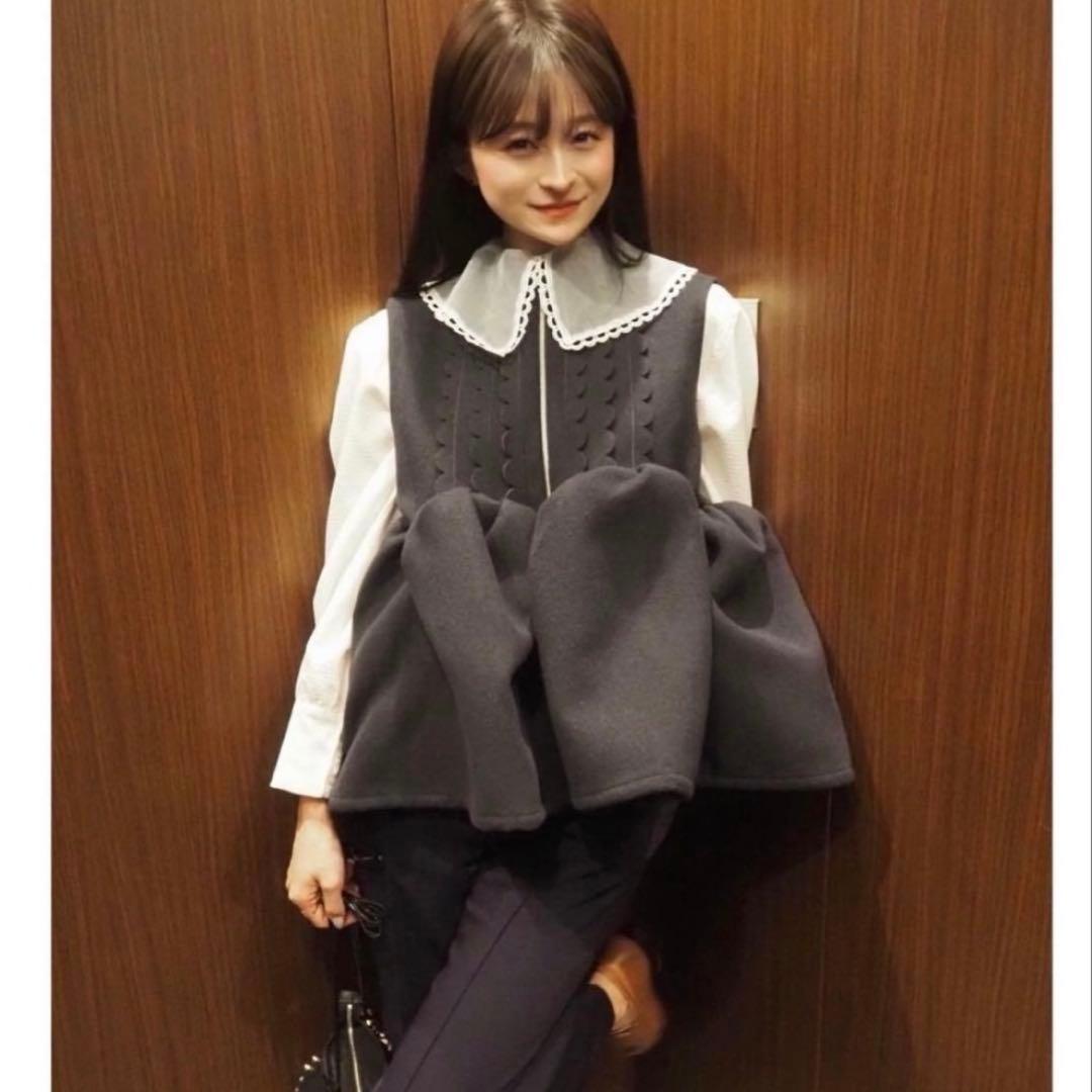 未使用◎bibiy ANGIE SLEEVELESS JACKET