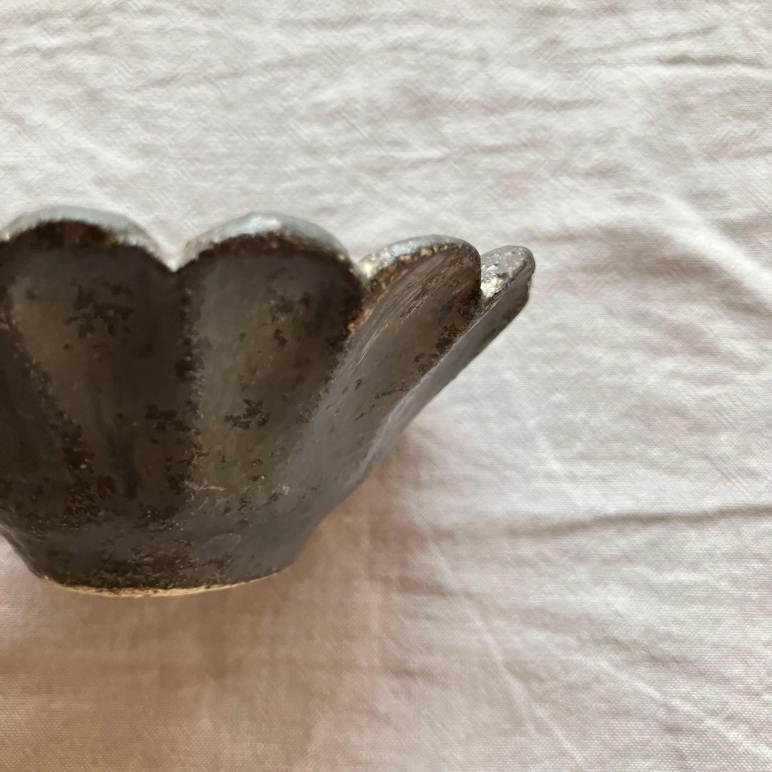 【新品未使用】安福由美子　貫入　黒錆　小鉢　3点セット