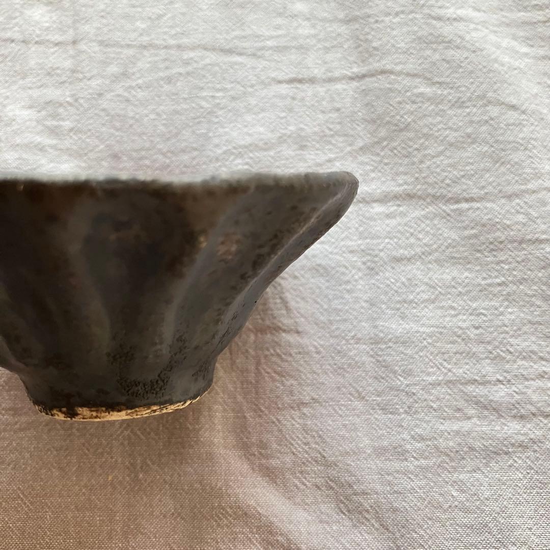 【新品未使用】安福由美子　貫入　黒錆　小鉢　3点セット
