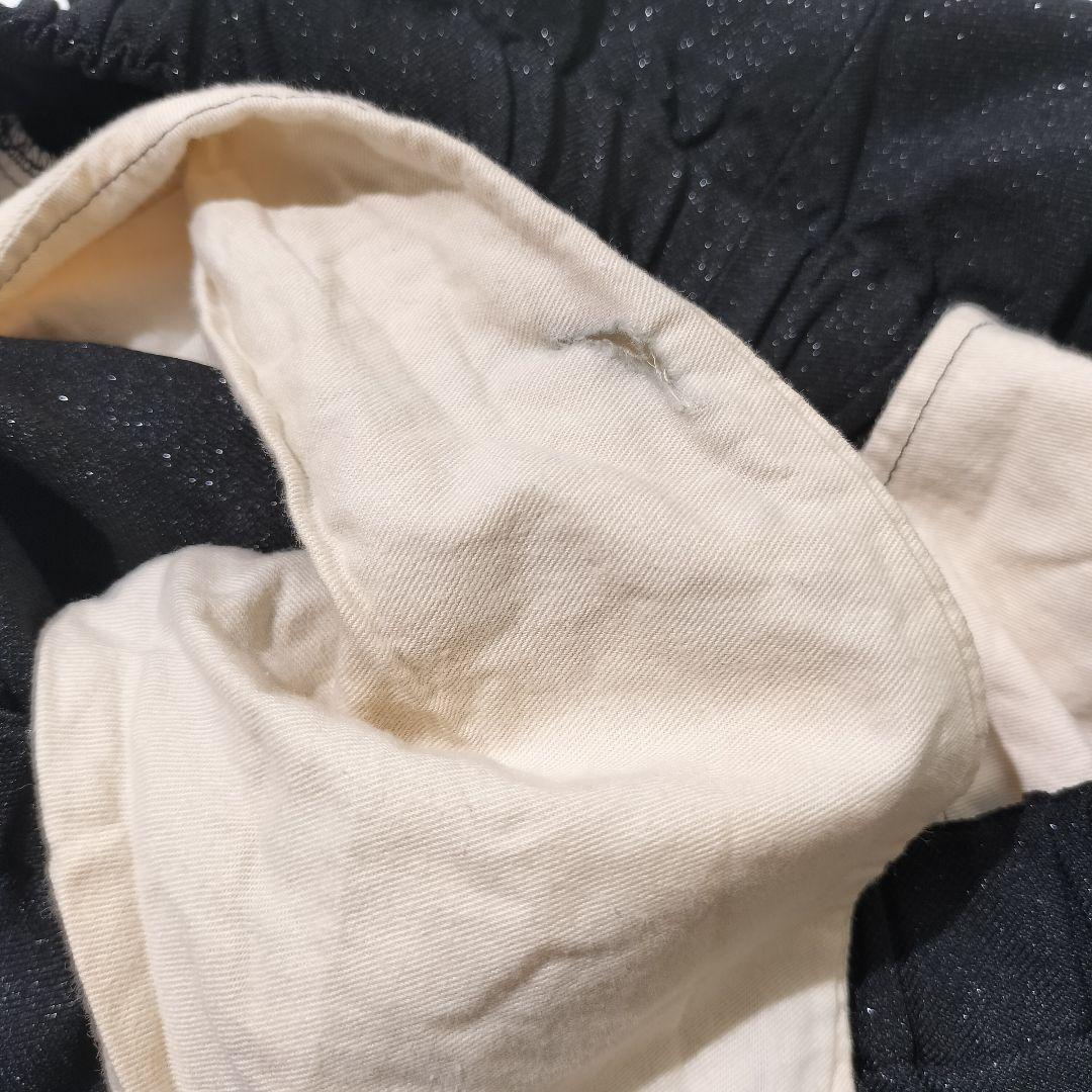 2021 COMME des GARCONS コムデギャルソン ラメ パンツ 黒