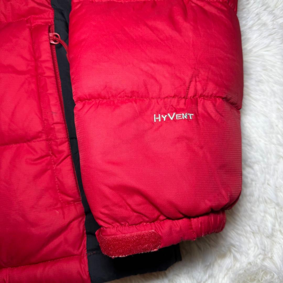 ノースフェイス ダウンジャケット レッドキッズ XXL