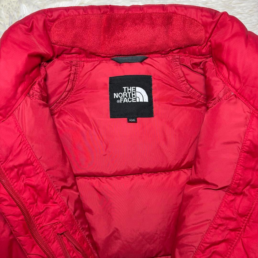 ノースフェイス ダウンジャケット レッドキッズ XXL
