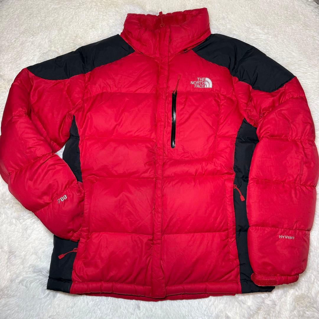 ノースフェイス ダウンジャケット レッドキッズ XXL