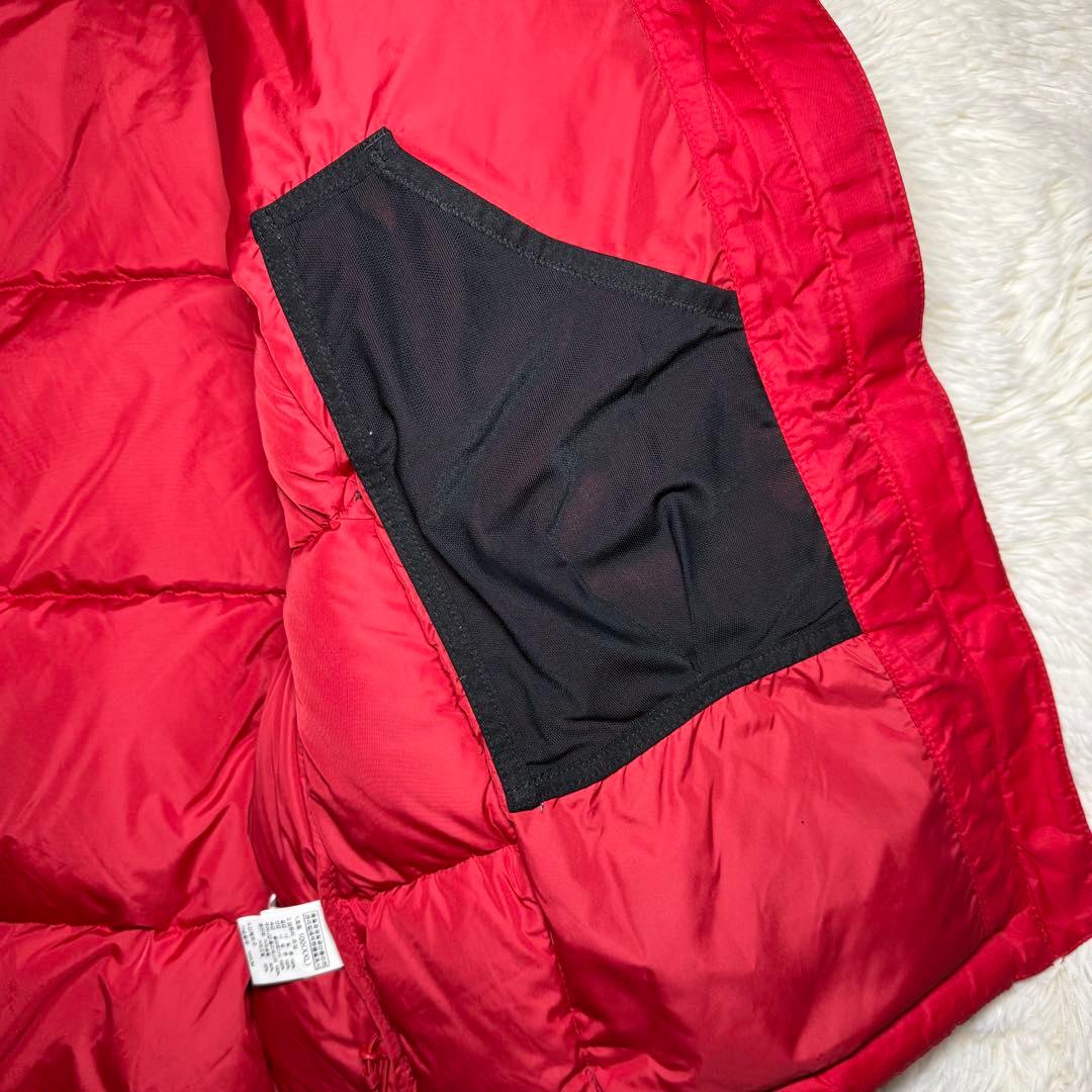 ノースフェイス ダウンジャケット レッドキッズ XXL