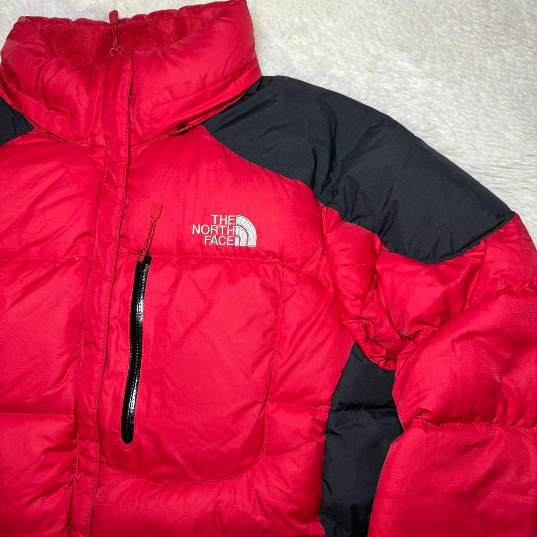 ノースフェイス ダウンジャケット レッドキッズ XXL