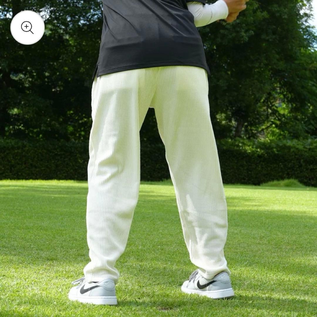 ゴルフフリークス　コーデュロイパンツ　ホワイトS