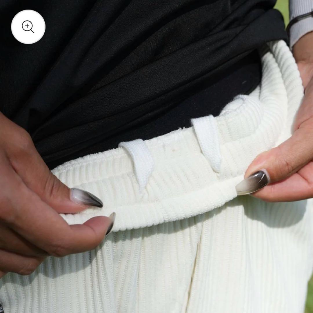 ゴルフフリークス　コーデュロイパンツ　ホワイトS