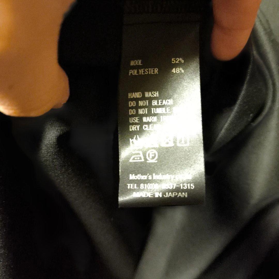 mizuiro ind 黒ロングジレ　ワンピース ベスト