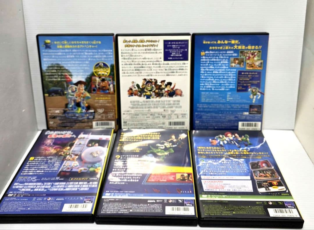 【新品ケース収納】ディズニー/劇場版トイ・ストーリー レンタルDVD 全6巻