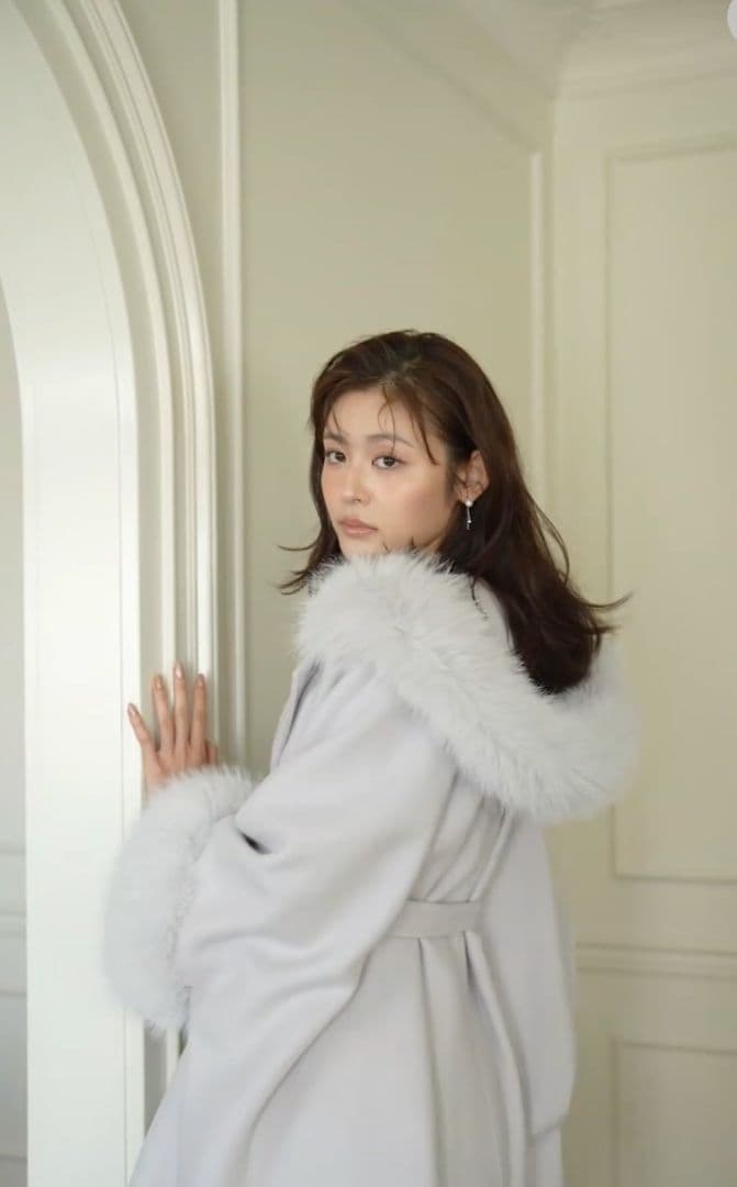 マコリン ♪ CELFORD セルフォード ファーポンチョコート